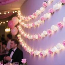 New Pattern, LED, Real Rose Lantern String, Small Colorful Lights, Valentine's Day, Wedding, Romantic Proposal, Confession Decoration Lights