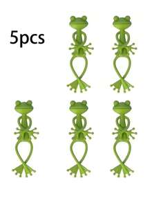 5pcs/4pcs/2pcs/1pc New Frog Plant Stand For Trailing Plants - Multicolor - View 5