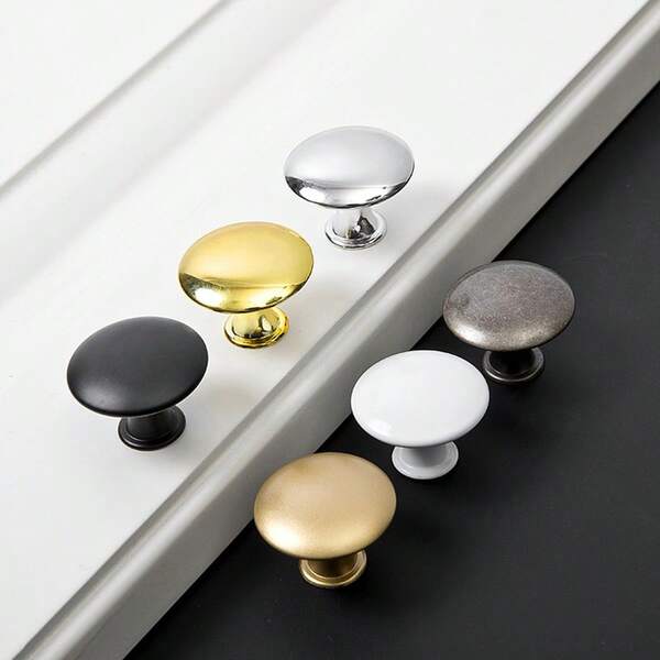 3/6 Piece Set, Circular Kitchen Cabinet Handle Drawer, Dressing Table, Bathroom, Dressing Table, Furniture Door, Cabinet