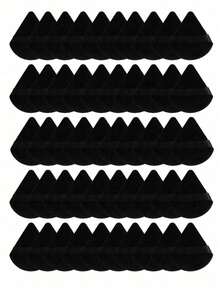 50/20/10 miếng bông trang điểm hình tam giác bằng nhung, bông tán trang điểm tái sử dụng, thích hợp cho kem nền, kem dưỡng, BB Cushion, trang điểm, giá rẻ, trang trí phòng, bàn trang điểm, du lịch, phòng ngủ, phụ kiện trang điểm, bông tán, bông trộn trang điểm, bông phấn, bông mút trang điểm, giá rẻ, quà tặng Giáng sinh, trang điểm, dụng cụ trang điểm, đồ rẻ tiền, quà tặng, quà tặng cho phụ nữ, quà Giáng sinh, quà tặng khuyến mãi, du lịch, đồ rẻ tiền, đồ dùng cần thiết khi đi du lịch - màu đen - Xem 1