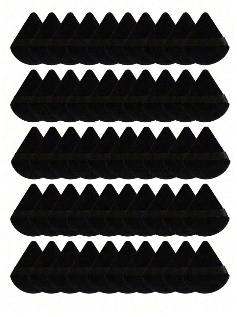 50/20/10 miếng bông trang điểm hình tam giác bằng nhung, bông tán trang điểm tái sử dụng, thích hợp cho kem nền, kem dưỡng, BB Cushion, trang điểm, giá rẻ, trang trí phòng, bàn trang điểm, du lịch, phòng ngủ, phụ kiện trang điểm, bông tán, bông trộn trang điểm, bông phấn, bông mút trang điểm, giá rẻ, quà tặng Giáng sinh, trang điểm, dụng cụ trang điểm, đồ rẻ tiền, quà tặng, quà tặng cho phụ nữ, quà Giáng sinh, quà tặng khuyến mãi, du lịch, đồ rẻ tiền, đồ dùng cần thiết khi đi du lịch - màu đen - Xem 1