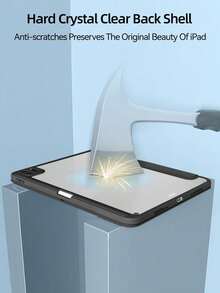 DANYCASE 时尚保护壳适用于 iPad 7/8/9th 10.2 10th/11th A16 10.9 Air 4th 5th 6th 10.9 Air 11M3 2025 Pro 11 M4 2024 Pro 11 2020-2022 5th 6th Air Air 2 9.7 英寸 - 黑色 - 查看 9