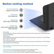 三合一无线充电器，具备快速充电、闹钟和温度显示功能 - 兼容 16/15/14/13/12/11 Pro Max/Mini/Plus/XR/X/8、Apple 2/3/4/Pro/Pro 2、Android 旗舰智能手机（Galaxy S25/S23/S22/S21/S20）和品牌无线耳机，节省空间的多功能充电站，适用于卧室/办公桌（包含 31 个国家/地区用户指南） - 彩色 - 查看 5