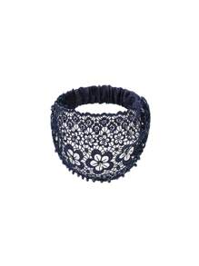 1pc/4pcs Floral Beaded Headband, Wide Design Headband, Fashion Accessories, Casual Headpiece, Suitable For Various Occasions, Christmas, Thanksgiving, New Year Gifts Back To School