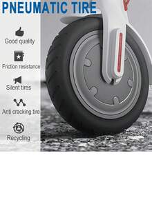 GLDYTIMES 1pc 8.5 Inch Inner Tube & Tire, Compatible With Xiaomi M365/1S Gotrax V2 Scooter - Fits All 8.5 Inch Wheel Hubs