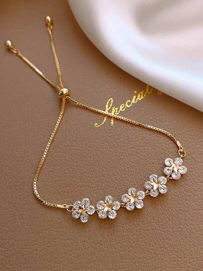 1pc Fashionable & Personalized Faux Pearl Bracelet, Wristband Design For Teens, Spring New Arrival