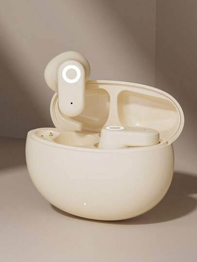 GENAI Auriculares inalámbricos TWS, cancelación de ruido inteligente 6.0, baja latencia, bajo consumo de energía, diseño intrauricular, súper larga duración de la batería, ligero y cómodo, adecuado para actividad física