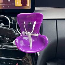 Car Decoration, Lububu Toy Accessories Chair Furniture, Lububu Air Conditioning Air Outlet Clip Car Seat Decoration, Cute Car Ventilation Clip Seat, Air Outlet Clip, Perfect For Car Interior Table Decoration, Toy Seat, Not Including Dolls