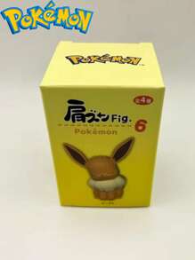 pokemon 1/4pcs Pokemon, Eevee Gardevoir Shoulder To Shoulder Doll Ornaments, Suitable For Placing On Desks, Dining Tables, Bedside Tables, Etc., Birthday Gift Toys, Pikachu, Handmade Sets, Are Ideal Gifts For Enthusiasts, Party Lovers And Collectors, Suitable For Birthday Party