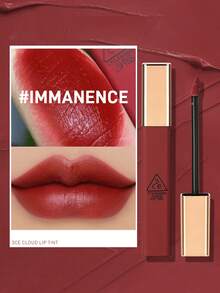 3CE Cloud Lip Gloss New Product Gift Box Lipstick Velvet Matte Rust Red Needful Tomato Color Korean Makeup