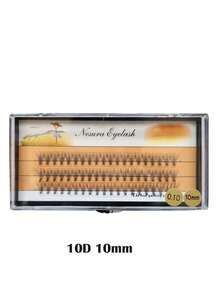 1 BOX (60 Clusters), 10D 8/9/10/11/12/13/14MM, Eyelash Extension Clusters, Single Cluster False Eyelashes Makeup Tool Cluster Lashes DIY Lash Clusters, Eyelash Clusters, Individual Eyelashes, Lashes, Fake Lashes - C - View 5