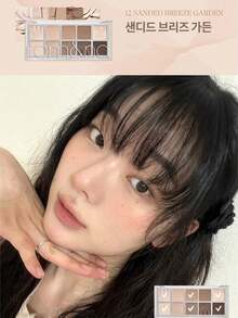 Rom&nd Romand Better Than Palette #12 SANDED BREEZE GARDEN Eyeshadow Palette, Natural Daily Makeup Shades, Easy To Blend, Vivid Colors, Velvet Texture, Matte & Shimmer Finishes, High Pigmentation, Long-Lasting, K-Beauty, 8.3g/0.29oz - #12 SANDED BREEZE GARDEN - 查看 8