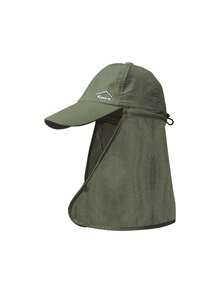 1pc Summer Outdoor Quick-Dry Bucket Hat With Neck Cover For Men, Fishing, Hiking, Sun Protection - A - View 10