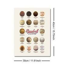 1/2 pièces Affiche murale de sport baseball et bâton de hockey sans cadre, impression sur canevas, décoration minimaliste pour chambre de garçon, salle de jeux, appartement, salon, chambre à coucher, décoration moderne pour la maison
