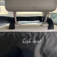 1/2件婴儿旅行汽车座椅配件、汽车安全座椅、杂项储物袋、防踢储物网袋、汽车座椅靠背储物袋、防刮防踢垫