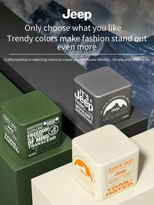 Jeep JP SC008 Mini Alto-falantes Portátil Sem Fio para Exteriores, Reprodutor de Música HiFi Estéreo, Subwoofer IPX5 à Prova D'água