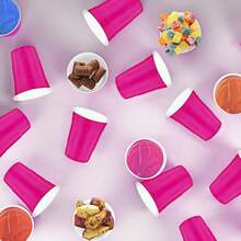 50/40/30/20 st. 50 g blykulsmuggar, minimuggar i glas och plast för födelsedagsfest, provsmakning och provsmakning - Svart - Visa 4