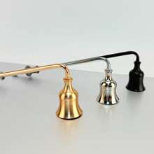 Stingător de lumânări metalic multicolor, decor pentru casă și bucătărie, accesorii pentru lumânări, instrument de parfumare cu mâner, stingător de lumânări, material metalic