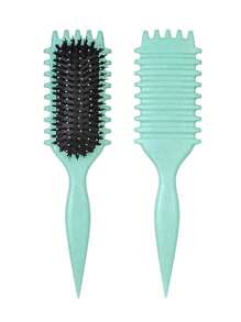 Set de cepillos definidores de rizo - Cepillos desenredantes y suavizantes para cabello rizado, textura suave, anti-frizz, para peinado diario para mujeres