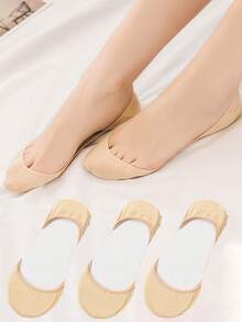 3雙簡約風船襪 - 黑色 - 查看 9