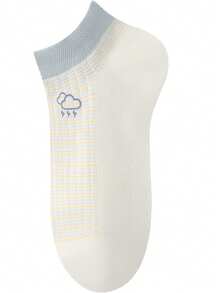 1/5/10/20 Pairs Women's Thin Seamless Odor Control Non-Slip Short Socks, Versatile Japanese Style - Multicolor - View 10