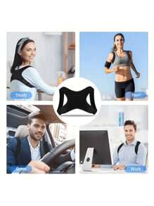 In The Autumn And Winter Seasons, A Bulky Blurred Orthopedic Brace For Posture And Posture Correction For Men, Adults, And Children, Sports And Outdoor Accessories, Used For Corrective And Preventative Arc-Shaped Auxiliary Training Tools. Christmas Gift, Thank You And Happy New Year.