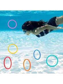 Set de 8 juguetes de piscina, mejores juguetes de piscina, juegos de verano para piscina, juguetes de buceo