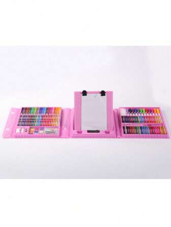 1 pieza Juego de 208 rotuladores acuarela Pincel Set de pintura para el Día del Niño Papelería Bolígrafo de color Juego de pintura (El embalaje exterior del producto se envía al azar) Color del producto enviado