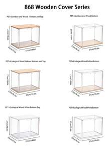 1pc Toy Storage Box, Mall Figurine Blind Box Dust-Proof Display Cabinet With Removable Shelves For Bags & Shoes, Suitable For Shopping Malls, Supermarkets