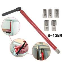 1 PC 8-13mm Wrench Carbon Steel Sink Wrench Adjustable Water Wrench Faucet Sink Installer Wrench Plumbing Tool For Toilet Bowl Bathroom Kitchen Plumbing - Multicolor - View 7