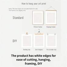 Bộ 1/3/6 tranh nghệ thuật treo tường phong cách cổ điển, tranh đen trắng theo phong cách retro, trang trí tường hiện đại, phù hợp cho văn phòng, phòng tắm, phòng khách, phòng ngủ, trang trí nhà cửa, kiểu không khung, tranh nghệ thuật treo tường có khung. - Đen và trắng - Xem 11