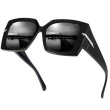 Oversized Polarized Fit Over Sunglasses For Women, Driving Shades To Wear Over Glasses UV Protection TS7519 Shade Going Out Outfit Outdoor Beach Seaside Vacation And Gift For Family And Friends - Multicolor - View 2