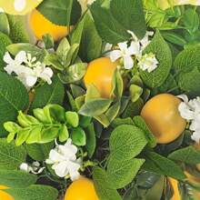 1pc24" Lavender Wreath With Berries & Butterflies - All Season Indoor/ Outdoor Door Decor For Spring Weddings, Mothers Day Gifts, Rustic Farmhouse Wall & Window Hanging, Patriotic Wreath For The Front Door On July 4th, Wedding Season