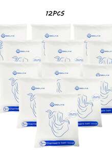 130*70cm 2/6/12 Peças/Conjunto Toalhas de Banho Descartáveis Extra Grandes, Portátil para Viagem, Praia, Chuveiro, Natação, Caminhada e Acampamento, Itens Essenciais de Praia, De Volta às Aulas