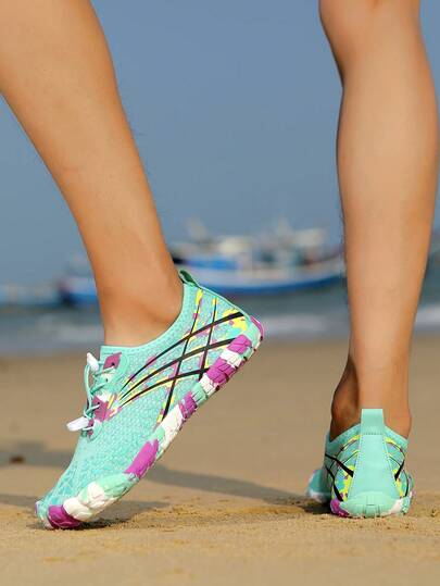 Couples Wet Trekking Shoes, Women's Outdoor Swimming Diving Water Shoes, Anti-Slip Trekking, Water Sports, Amphibious Hiking Fitness Climbing Shoes