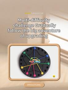 1 Set Rope Untie Puzzle Game Challenge, Brain Training Logical Reasoning Skill, Intelligence Development, Concentration, Observation And Patience Training, Parent-Child Interactive Tabletop Puzzle Toy, Random Color Parts - Multicolor - View 9