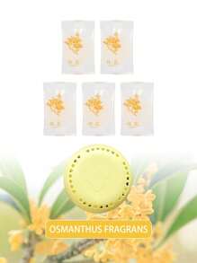 30 Pieces Of Long-Lasting Fragrant Air Freshener With Additional Outer Shell - Single-Colour Aromatic Air Freshener Discs For Homes, Cars, Bathrooms, Bedrooms, Closets And Toilets.
