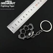 1 pezzo Decorazione mini artiglio di tigre combattente - accessorio da gaming, statuina, portachiavi, decorazione da scrivania, regalo