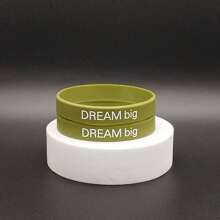 Set de 12 pulseras de silicona con citas motivacionales positivas, pulseras inspiradoras adecuadas para uso diario y como regalo