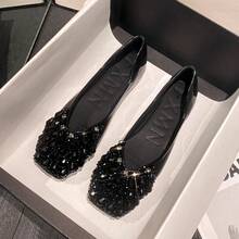 Women Flat Sandals - Gold - View 4