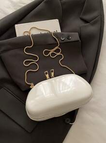 2025 New Women's Metal Accent Personalized Design Shoulder Crossbody Handbag