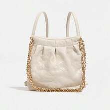 Women's Underarm Tote Bag With Chain, One-Shoulder Crossbody Backpack, Suitable For Shopping, Dating, Vacation, Travel And Parties, Suitable For All Seasons