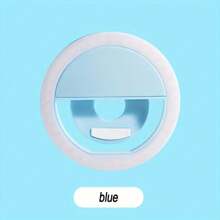 LEDSelfie Ring Light, Mobile Phone Light, Portable Light, Clip-On Light, Fill Light, Rechargeable Type - 3 Modes. Suitable For IPhone, Android, Makeup, Douyin, Live Streaming, Laptop, Tablet, Video Conference Lighting, Photography