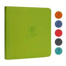 带拉链的交易卡活页夹，12 个口袋卡活页夹，480 个双面口袋卡收集活页夹，卡片相册卡夹，适用于 MTG、TCG、运动卡、游戏卡 - 彩色 - 查看 1