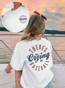 A Casual Printed Round Neck Pullover Short Sleeved T-Shirt For Girls And Young Children In Summer - A Retro And Vintage English Letter Art Style T-Shirt That Inspires Imagination And Self-Expression! Kids Clothes Girls Graphic Tees Summer Tops Tween Girl Clothes