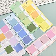 80pcs Gradient Color Sticky Notes, 1 Pack Sticky Note Pads, Square High-Quality Paper, Middle East And Europe Back To School Student Supplies, Record Stickers, Home Supplies, Message Stickers, Office Planning Stickers, Stationery, Learning Supplies, Back To School - one-size - View 10