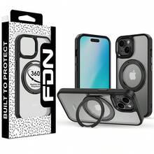 M MYBAT PRO RingRound 360° Kickstand Case W/ Magnetic For Apple I Phone 13/I Phone 16e/ 14/ 16/ 15/ 16 Plus/ 16 Pro/ 16 Pro Max, Compatible With MagSafe - Black - màu đen - Xem 1