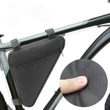 1pc Bicycle Triangle Bag, Quick Release Saddle Bag, Mountain Bike Front Pack, Rear Pocket, Tool Pouch, Outdoor Cycling Accessories