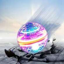 1pc Intelligent Induction Levitating Gyro/Glowing Spinning Top Flying Ball/UFO Intelligent Induction Gyro/Magic Flying Ball/Levitating Glowing Magic Toy, Gift For Birthday/Holiday, 5 Minutes Continuous Use