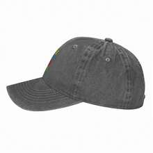 MOM 3 Mens And Womens Washable Hat, Funny Graphic Print Text Letters Unisex Adult Adjustable Baseball Cap, Fashion Casual Sun Hat Washed Denim Baseball Cap Made In USA - Grey - View 3